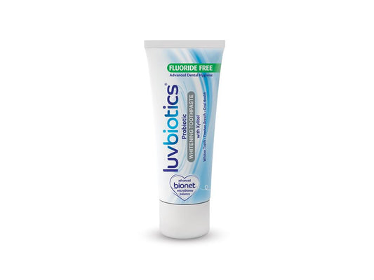 Luvbiotics_Fluoride Free Whitening Toothpaste with Probiotics & Xylitol 75ML