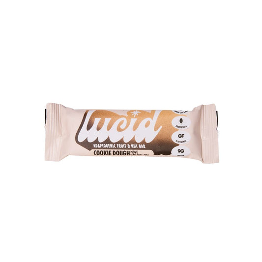 Lucid_Cookie Dough GF Lions Mane Maca Adaptogen Bar 50g-pack of 12