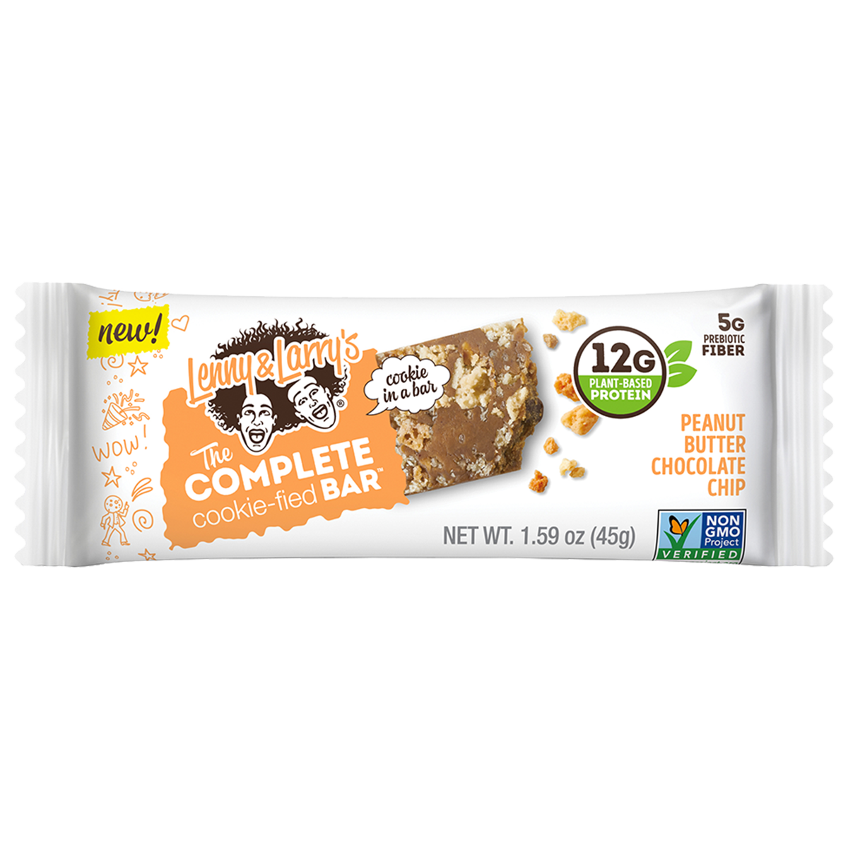 Lenny & Larry's The Complete Cookie-fied Bar 9x45g Chocolate Almond Sea Salt