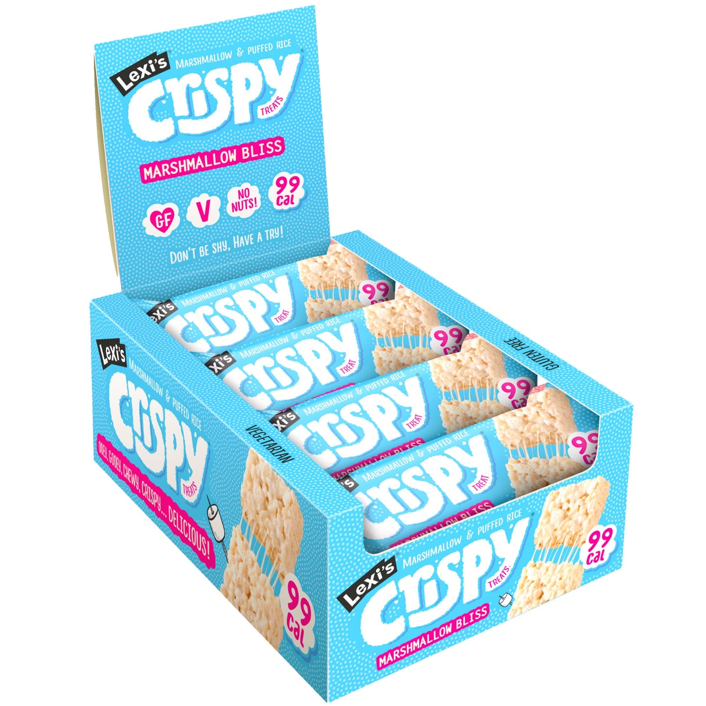 Lexi's Crispy Treats 12x26g Marshmallow Bliss