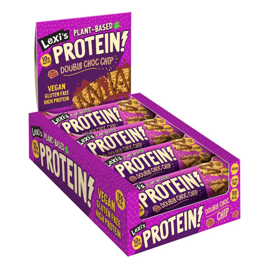 Lexi's Crispy Protein Bars 12x40g Double Choc Chip