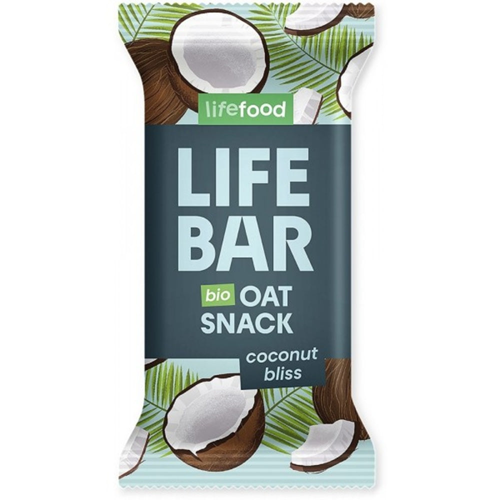Life Food_LifeFood Organic Lifebar Oat Snack Coconut Bliss 40 g-pack of 15