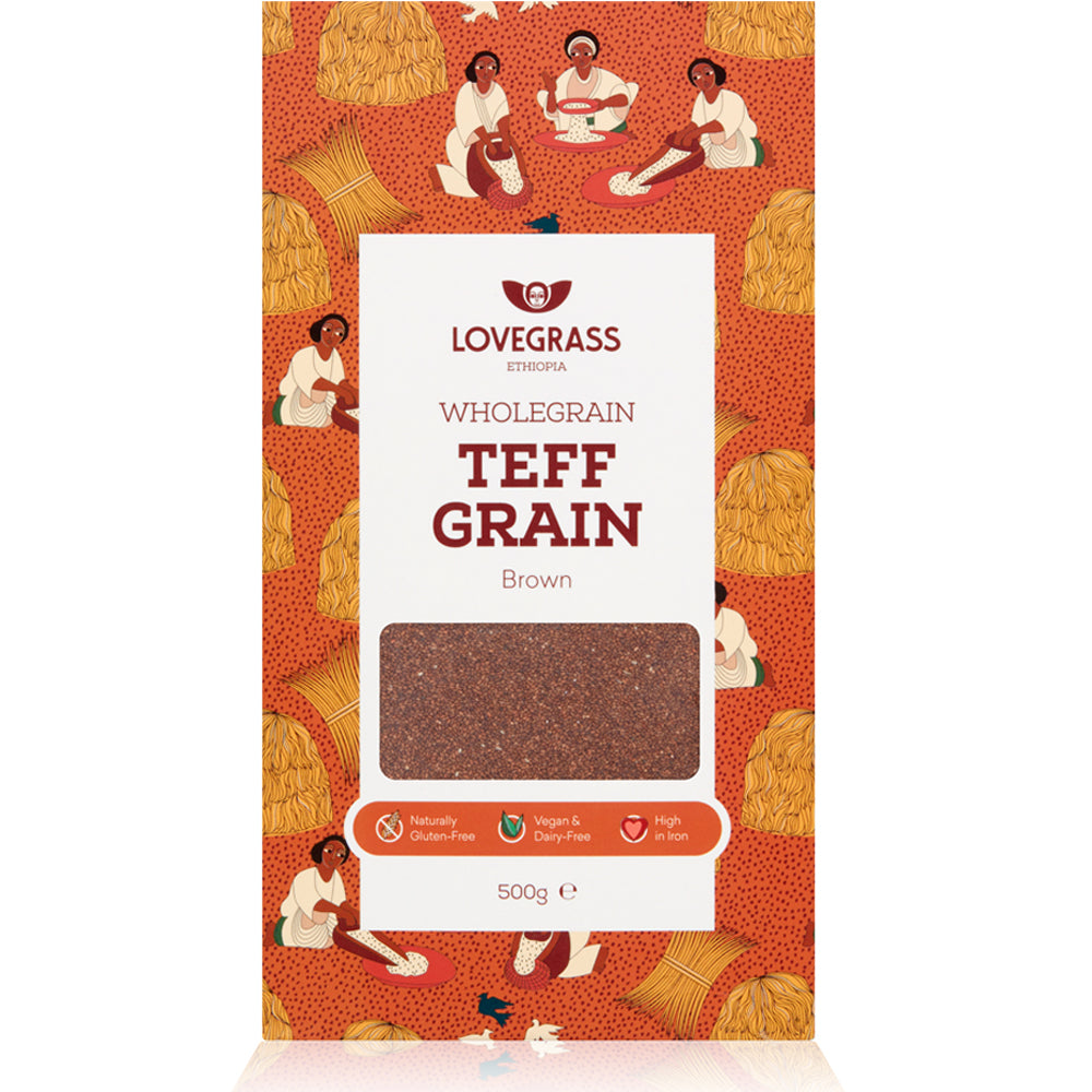 Lovegrass Ethiopia_Wholegrain Brown Teff Grain 500g