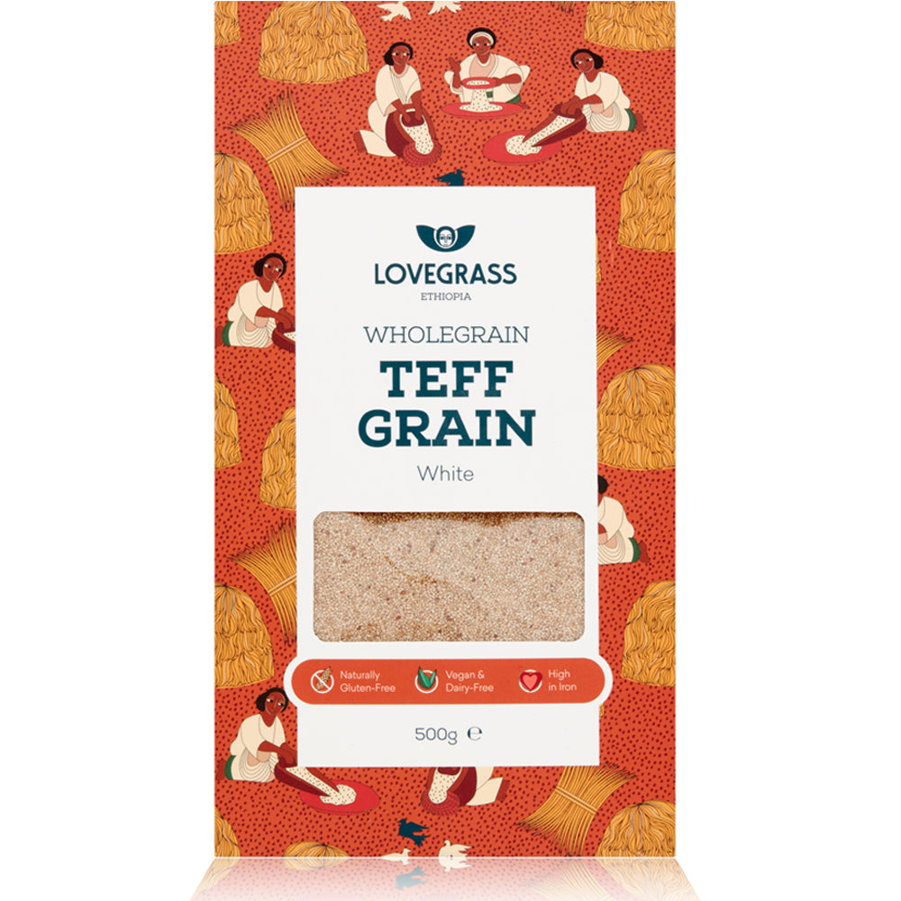 Lovegrass Ethiopia_Wholegrain White Teff Grain 500g