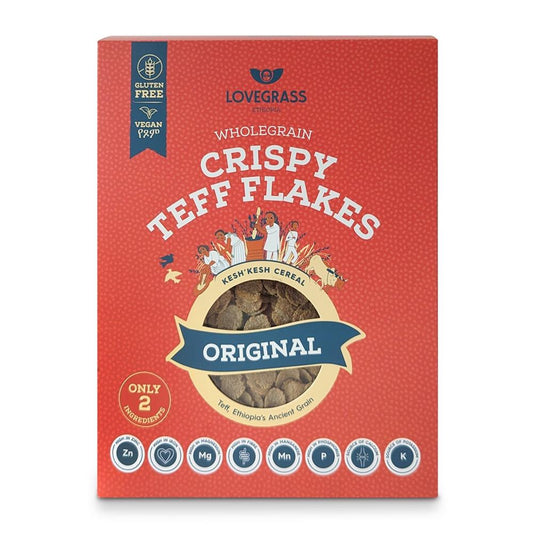 Lovegrass Ethiopia_Wholegrain Crispy Teff Flakes - Original 350g