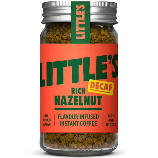 Little's_Decaf Instant coffee infused with the taste of rich hazelnut 50g