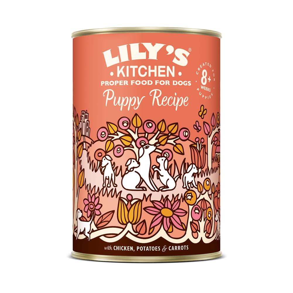 Lilys Kitchen_Chicken Dinner for Puppies 400g-pack of 6