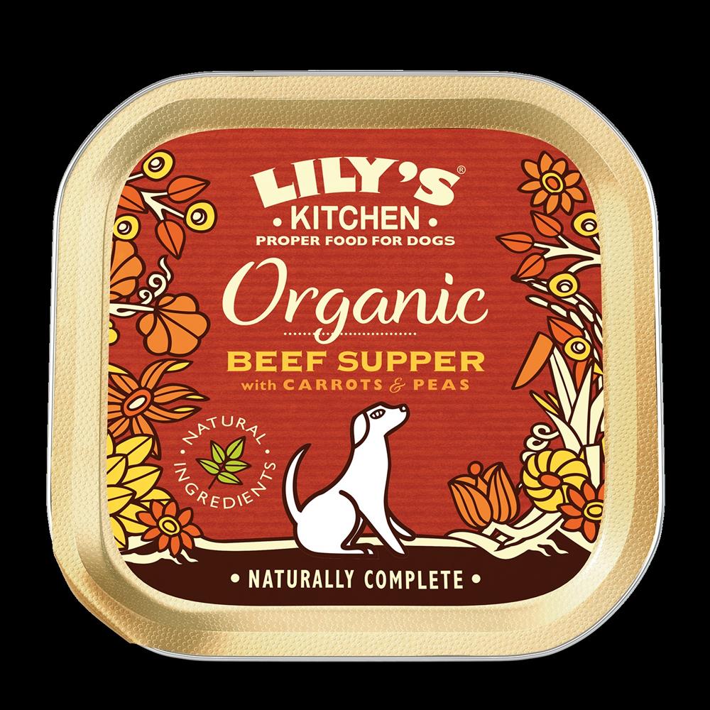 Lilys Kitchen_25% OFF Organic Beef Supper for Dogs 150g-pack of 11
