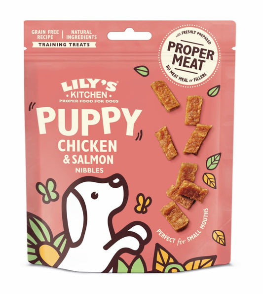 Lilys Kitchen_Chicken & Salmon Nibbles Puppy Treats 70g