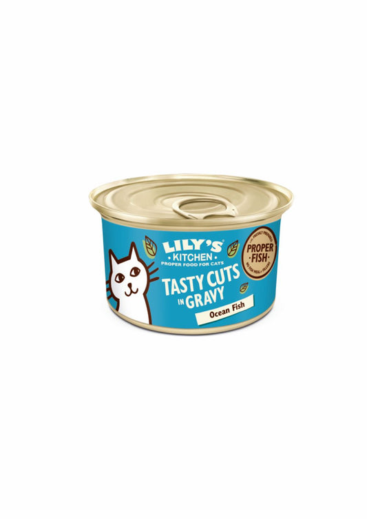 Lilys Kitchen_Tasty Cuts Ocean Fish Complete Wet Food 85g-pack of 4
