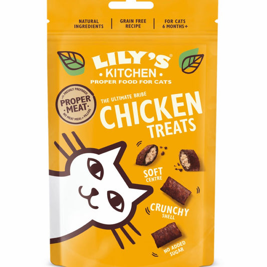 Lilys Kitchen_Chicken Pillow Treats for Cats 60g-pack of 2