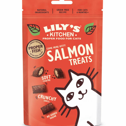 Lilys Kitchen_Salmon Pillow Treats for Cats 60g-pack of 2