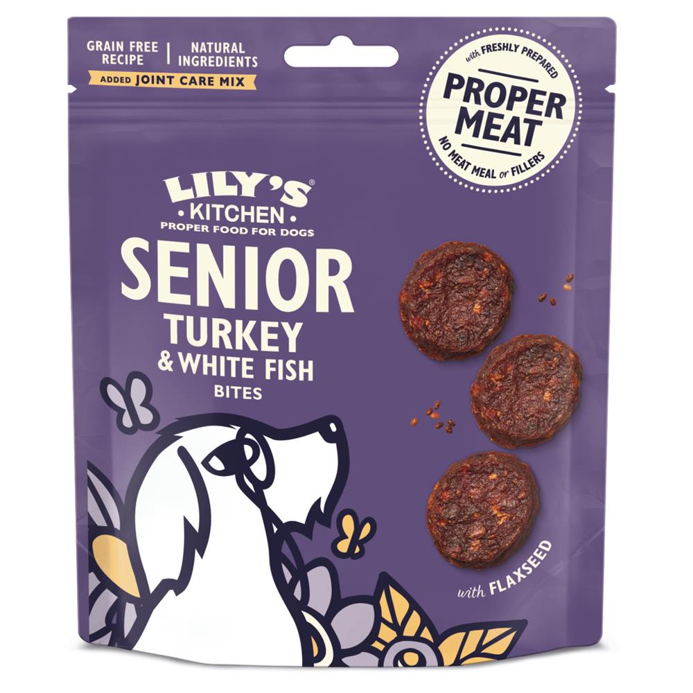 Lilys Kitchen_Dog Turkey & Whitefish Senior Treats 70g-pack of 2