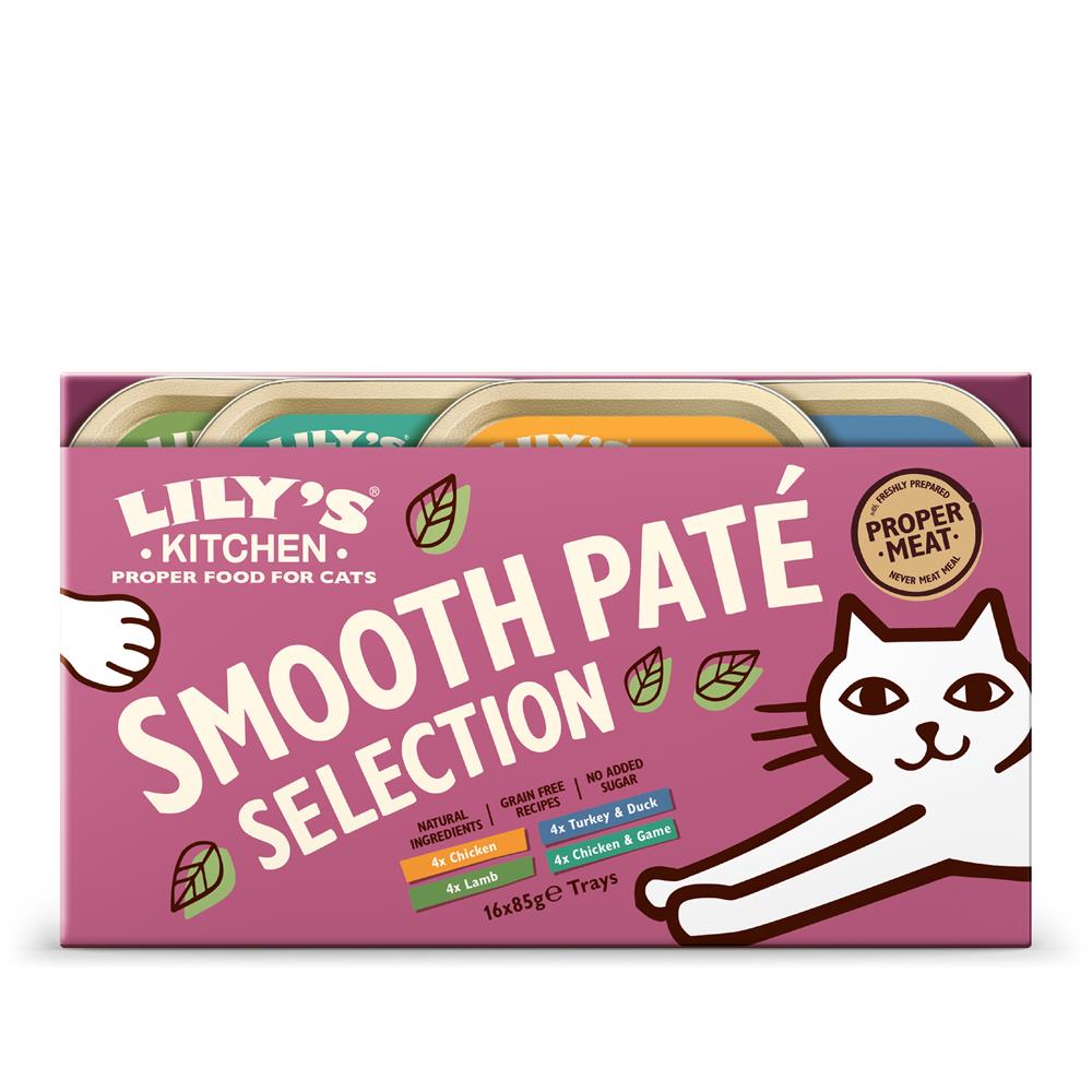 Lilys Kitchen_25% OFF Cat Smooth Pate Multipack (8x85g) Pack