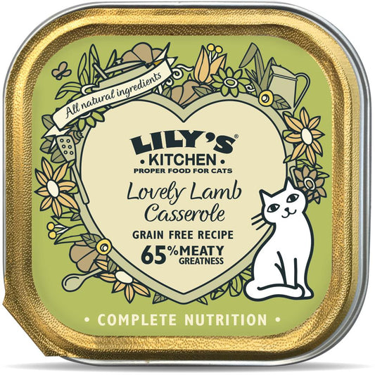 Lilys Kitchen_Lily's Kitchen Lovely Lamb Casserole for Cats 85g-pack of 19