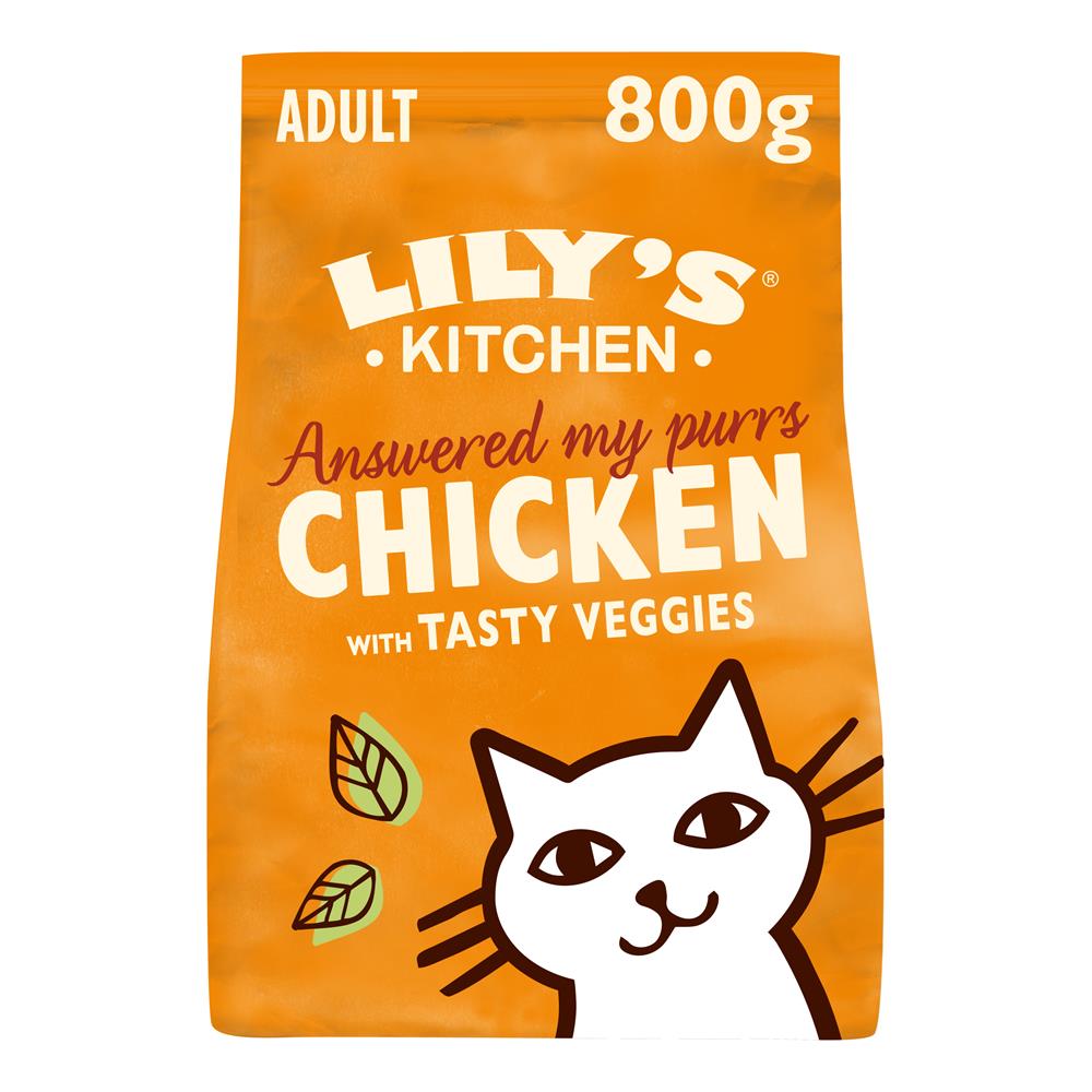 Lilys Kitchen_Lily's Kitchen Delicious Chicken Dry Food for Cats 800g