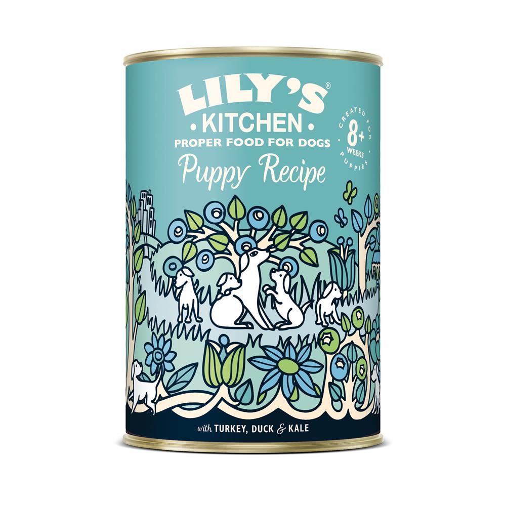 Lilys Kitchen_Puppy Recipe Turkey & Duck - Grain Free 400g-pack of 6