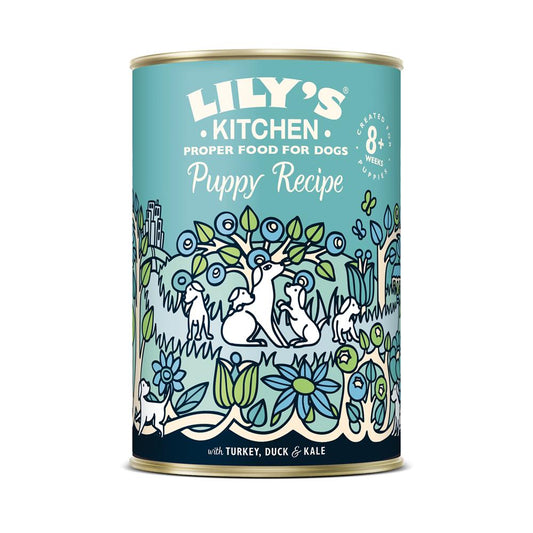 Lilys Kitchen_Puppy Recipe Turkey & Duck - Grain Free 400g-pack of 6