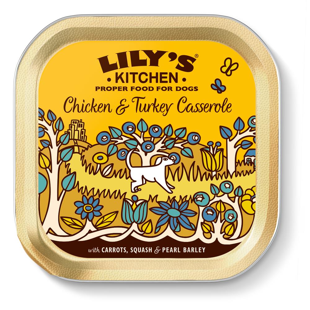 Lilys Kitchen_25% OFF Chicken and Turkey 150g Tray-pack of 10