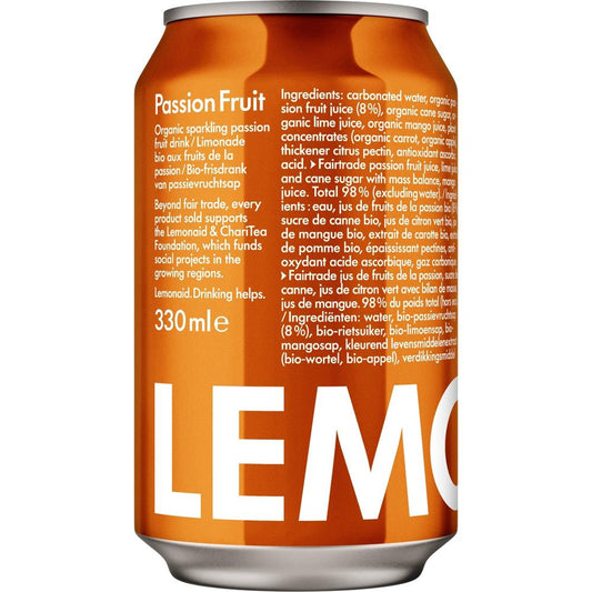 Lemonaid_Lemonaid Orange Organic Soft Drink 330ml-Pack of 4
