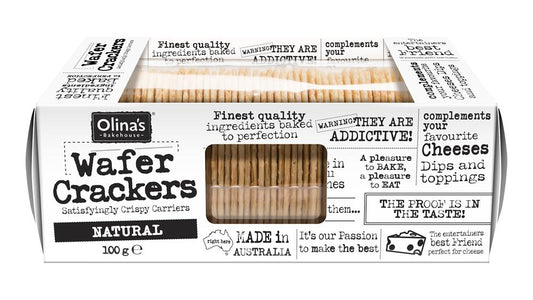 Olinas Bakehouse_Natural Wafer Crackers 100g-pack of 3