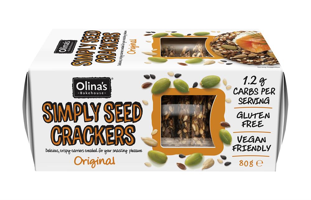 Olinas Bakehouse_Gluten Free Original Seed Crackers 80g-pack of 3