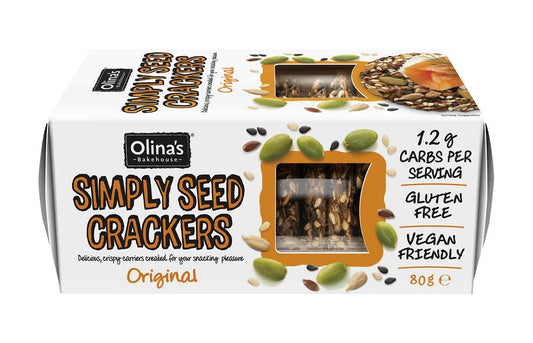 Olinas Bakehouse_Gluten Free Original Seed Crackers 80g-pack of 3