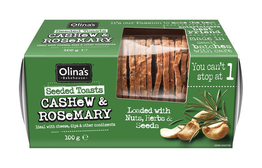 Olinas Bakehouse_Cashew and Rosemary Seeded Toasts 100g-pack of 3