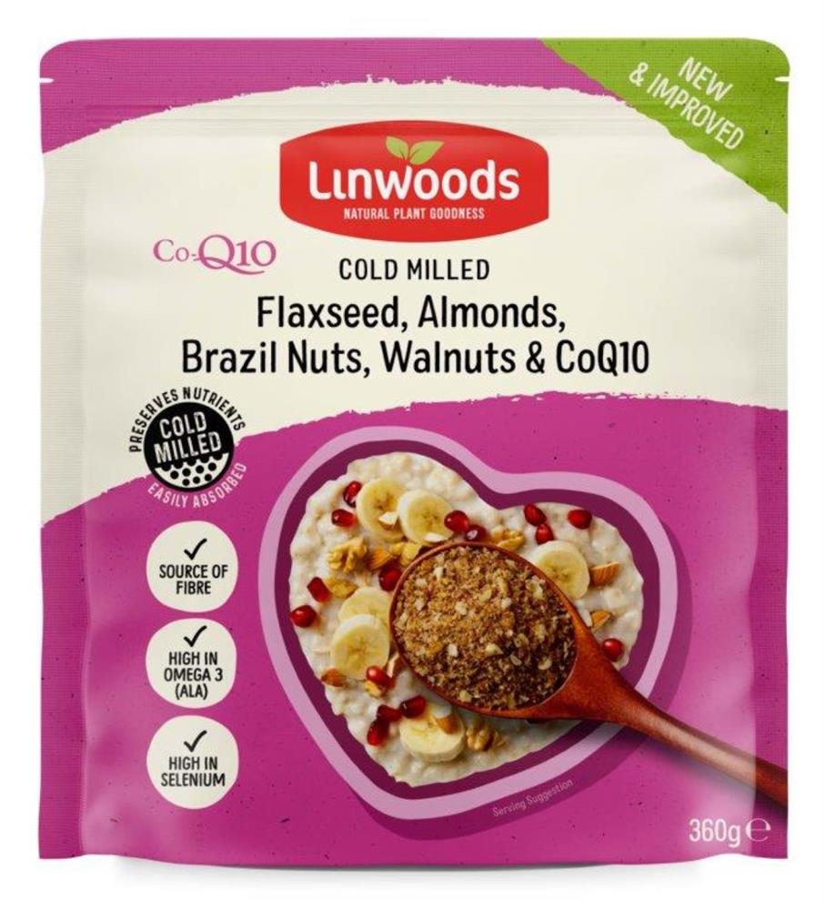Linwoods_Milled Flaxseed Nuts & Q10 mix 360g