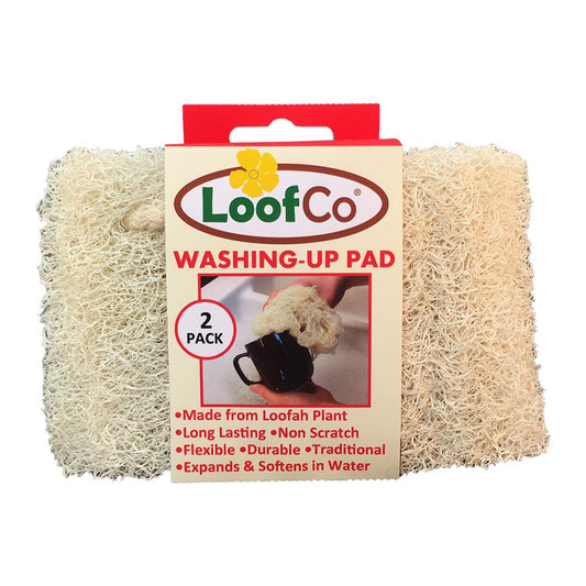 LoofCo_Washing-Up Pads x 2 biodegradable plastic-free-pack of 6