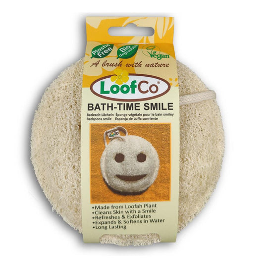 LoofCo_Bath-Time Smile loofah pad