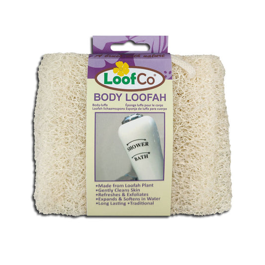 LoofCo_Body Loofah Exfoliator Pad Plastic Free-Pack of 2