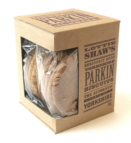Lottie Shaw's_Yorkshire Parkin Biscuit Box 275g-Pack of 2