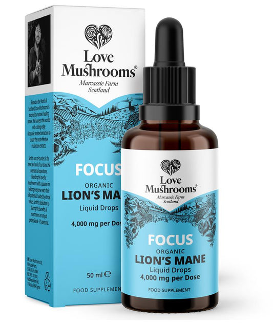 Love Mushrooms_Lions Mane Liquid Drops 50ml - 4000mg