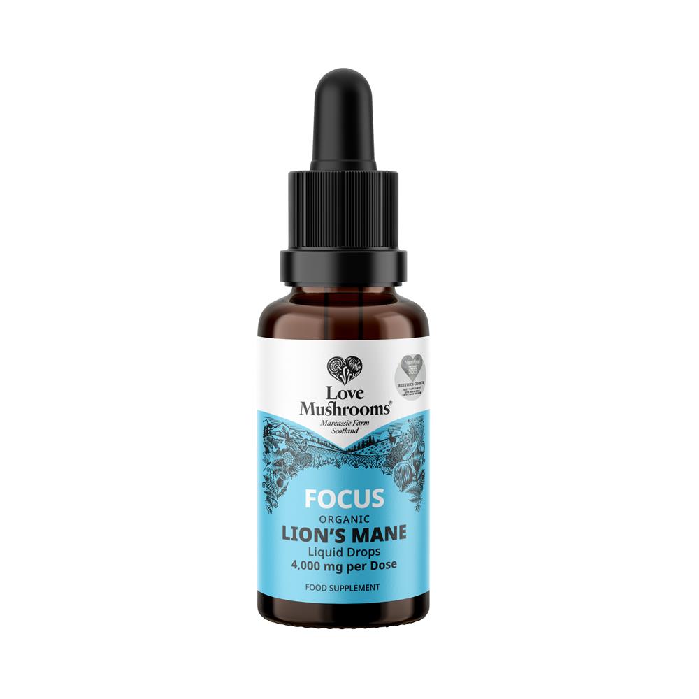Love Mushrooms_Lions Mane Liquid Drops 30ml - 4000mg