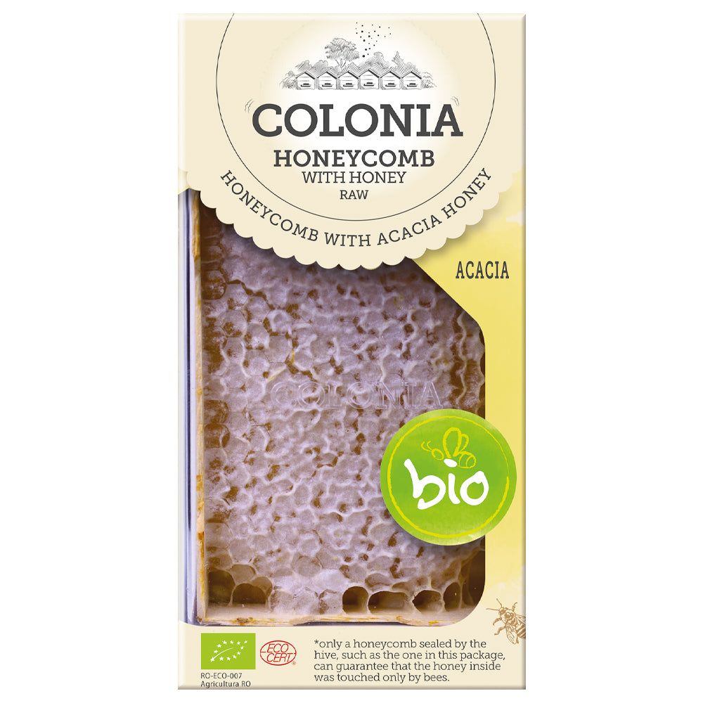 Colonia_Organic Acacia Raw Honeycomb 150g