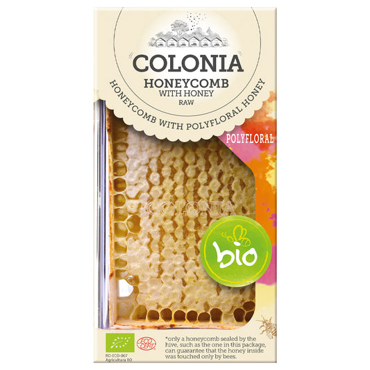 Colonia_Organic Polifloral Raw Honeycomb 150g