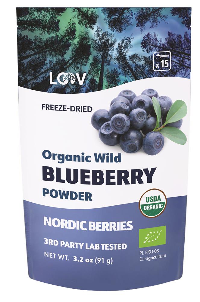 Loov_Organic Wild Blueberry Freeze-Dried Powder 91g