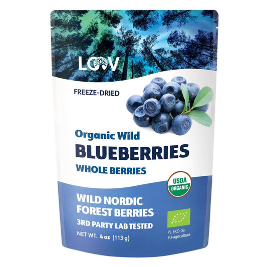 Loov_Organic Wild Blueberry Freeze-Dried Whole Berries 113g