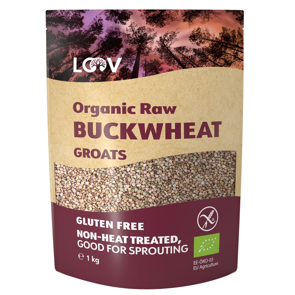 Loov_Organic Raw Buckwheat Groats 1kg