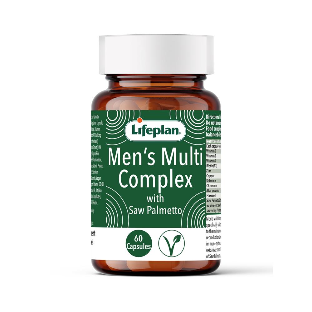 Lifeplan_Men's Multi Complex to support men's health. 60 capsules.