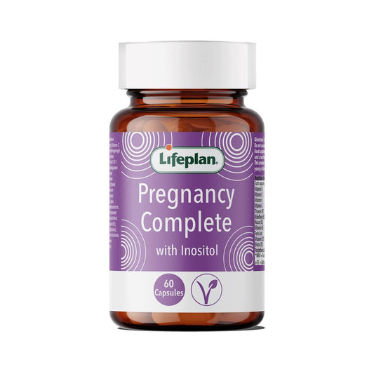 Lifeplan_Pregnancy Complete supports women through pregnancy. 60 capsules