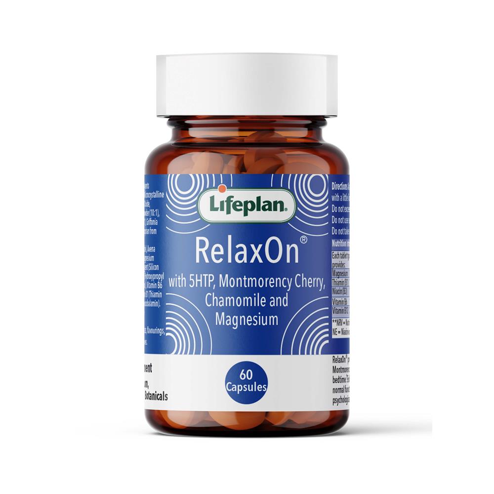 Lifeplan_RelaxOn with 5HTP 60 Tablets