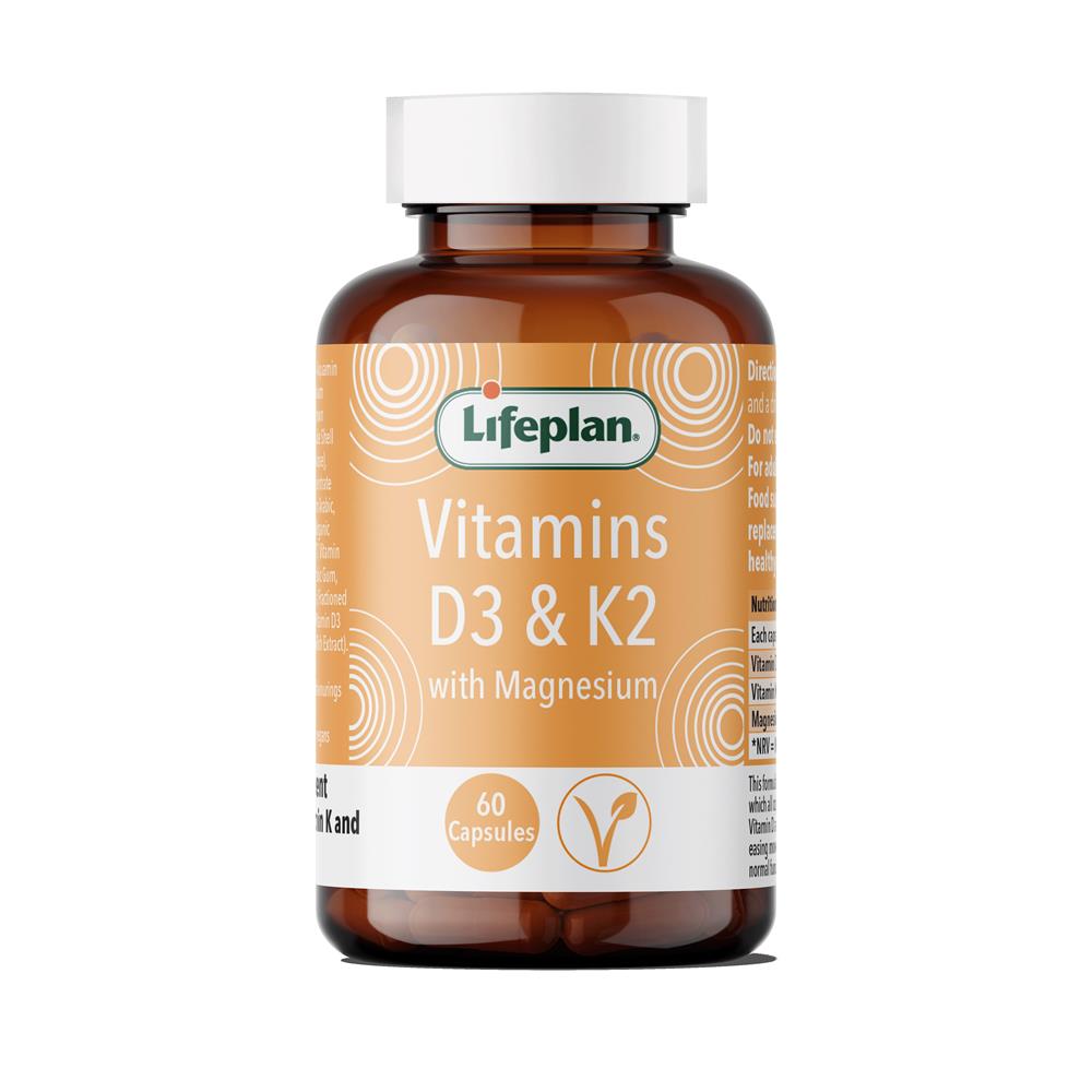 Lifeplan_Vitamin D K and Magnesium 60 capsules