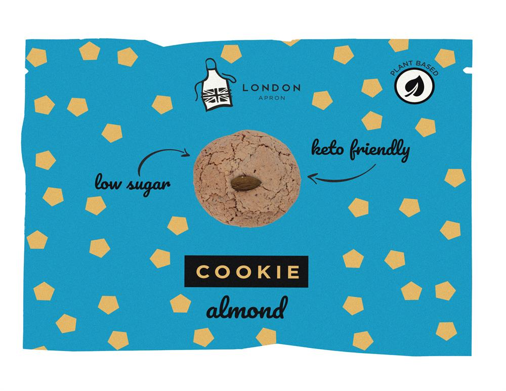 London Apron_Low Sugar Almond Cookie 35g-pack of 2
