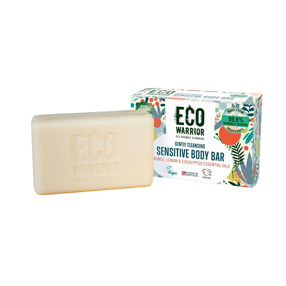 Little Soap Company_Eco Warrior Sensitive Body Bar 100g-pack of 2