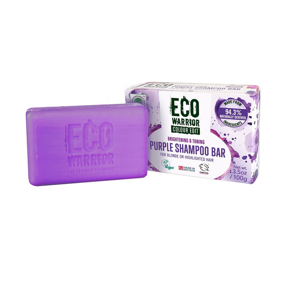 Little Soap Company_Eco Warrior Purple Shampoo Bar 100g-pack of 2