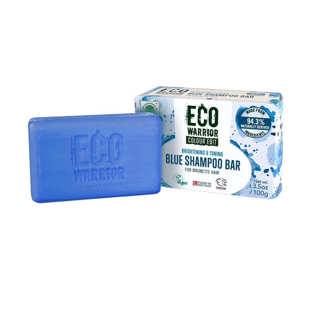 Little Soap Company_Eco Warrior Blue Shampoo Bar 100g-pack of 2