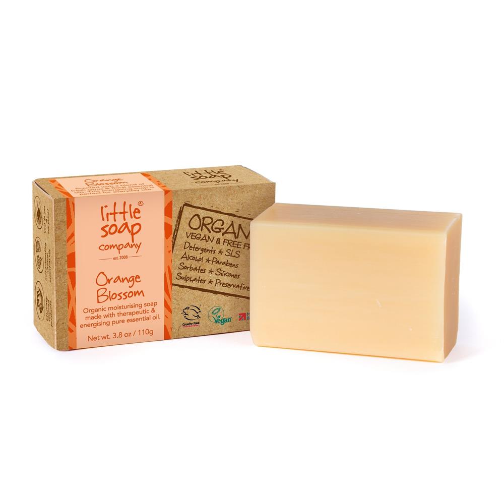 Little Soap Company_Organic Orange Blossom Bar Soap 110g-Pack of 2