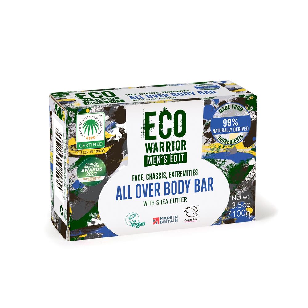 Little Soap Company_Eco Warrior Mens All Over Body Bar 100g-pack of 2